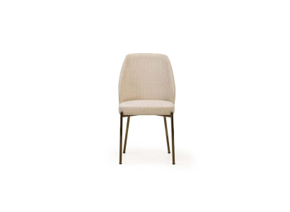 Exklusive Beige Esszimmerstühle Komplette x6 Polster Küchenstühle Set