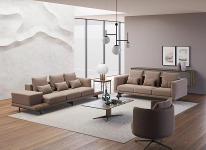 Sofagarnitur Couch Polster Design Sofas Set Dreisitzer Neu Polstersessel