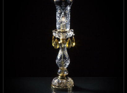 Tischleuchte Tisch Lampe Kronleuchte Kristall Antik Stil Leuchte Leuchten Lampen