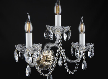 Wandleuchte Bohemia Luster Antik Stil Kronleuchter Wand Lampen Wandlampe Neu