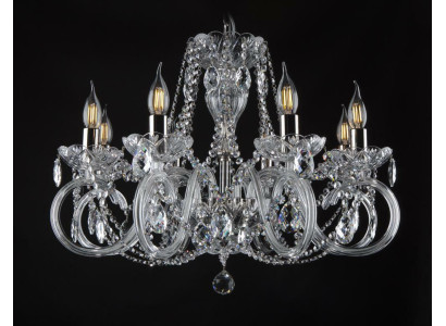 Kronleuchter Lampe Lampen Kristall Lichter Bohemia Deckel