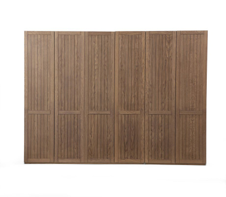 Kleiderschrank Schrank Holz Modern Braun Kleider Schlafzimmer Schranke