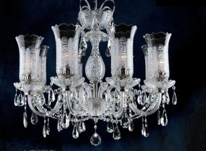 Bohemia Kristall Kronleuchter Lampe Decke Leuchte Lampen Abdeckung