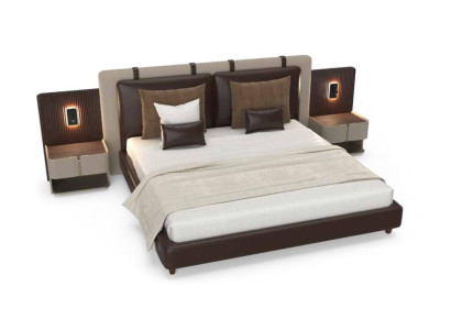 Luxus Schlafzimmer Nachttisch Betten Bett 3tlg. Komplett Set Design Einrichtung