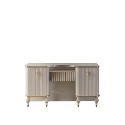 Beiger Kosmetiktisch Designer Schminktisch Schlafzimmer Exklusive Möbel