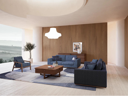 Sofagarnitur Zweisitzer Sofa Couch Sessel Polstersofa Modern Stoffsofa Neu