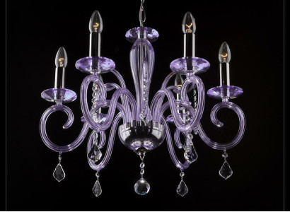 Bohemia Moderne Kronleuchter Licht Deckenleuchten Kronleuchter Kristall Mauve Lampe