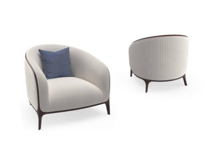 Sessel Design Couch 1 Sitzer Textil Lounge Polster Luxus Sitz Relax 