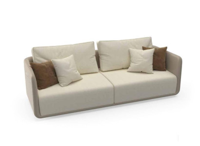 Sofa 3 Sitzer Möbel Stoff Dreisitzer Sofas Luxus Wohnzimmer 235cm Textil