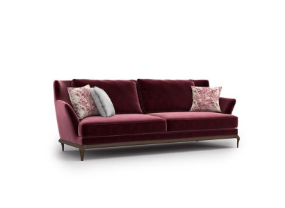 Design Stoffsofa Textil Dreisitzer Sofa Luxus Einrichtung Wohnzimmer Neu