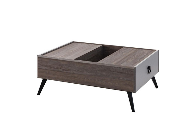 Couchtisch Sofatisch Holz Beistelltisch Kaffeetisch Grau Wohnzimmer