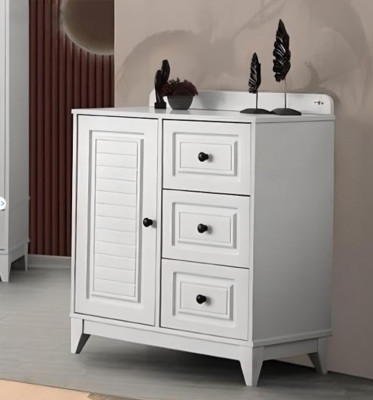 Luxuriöse weiße Stilvoll Kommode für Baby Holzmöbel für Kinderzimmer