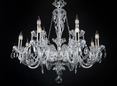 Bohemia Leuchte Lampe Kronleuchter Kristall Lampen Deckenleuchte Kerzenständer