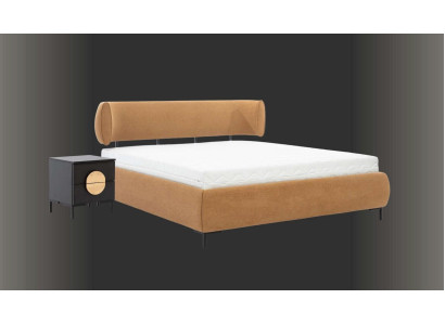 Nachttisch Grau Schlafzimmer Elegantes Tisch Luxus Holz Möbel Beistelltisch