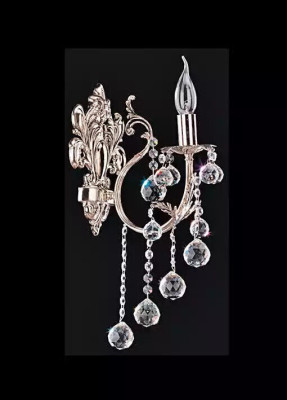 Wandlampe Wandleuchten Wandleuchte Lüster Wand Lampen Kristall Slber