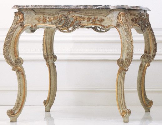 Couchtisch Tisch Beistelltisch Wohnzimmertisch Holz Royal Beistell Barock Rokoko