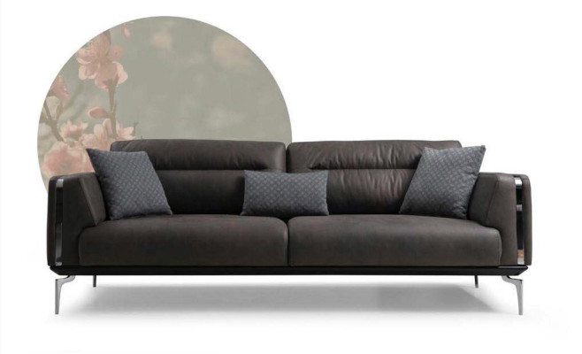 Sofagarnitur Sofa Garnitur Sofas 3+3+1 Sitzer Sessel Modern Polyester Dreisitzer