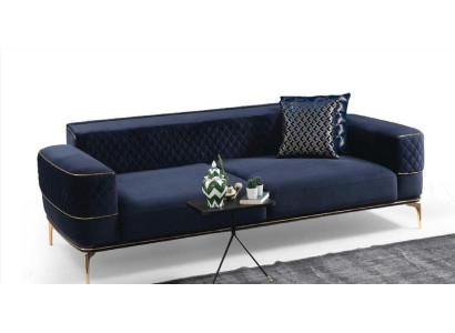 Dreisitzer Sofa 3 Sitzer Couches Sofas Luxus Gepolsterte Couch Stoff Modern Neu