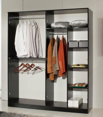 Schlafzimmer Set Komplett Kommode Bett Kleiderschrank Betten Nachtkonsole 6tlg.