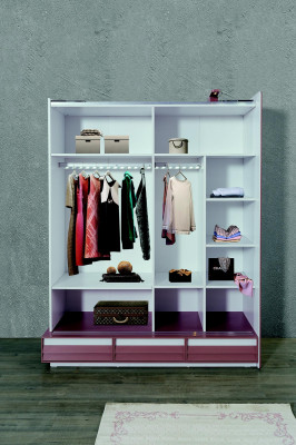 Kleiderschrank Design Möbel Kinderzimmer Weiß Schrank Schlafzimmer 