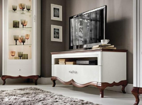  Massiv Holz Holz Handarbeit Klassischer Unterschank RTV Fernsehschrank MI-RTVA 