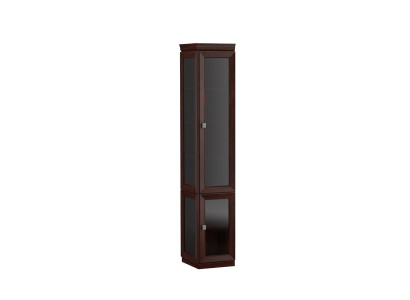 System Büro Möbel Vitrine Aktenschrank Klassischer Holz Deko Schrank Regal