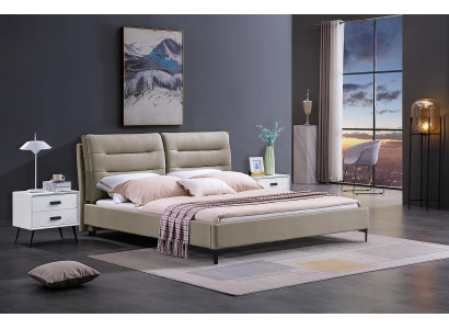 Möbel Betten Doppelbett Schlafzimmer Luxus Doppel Bett Beige Hotel Einrichtung