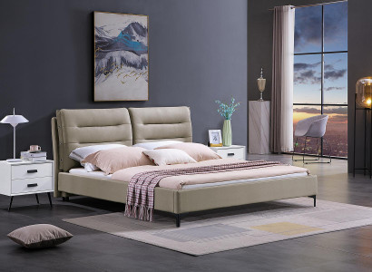 Möbel Betten Doppelbett Schlafzimmer Luxus Doppel Bett Beige Hotel Einrichtung