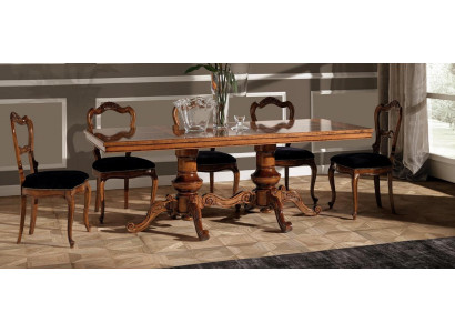 Esstisch Luxus Tisch Massiv Holz Möbel aus Italien Esszimmer Tische Einrichtung