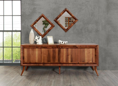 Sideboard Kommode Anrichte Sideboards Schrank Kommoden Braun Luxus xxl 200cm Neu
