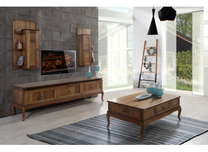 Wohnzimmer Holz Tische Beistell Italien Stil Tisch Couchtisch Beistelltisch Holz