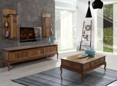 Wohnzimmer Holz Tische Beistell Italien Stil Tisch Couchtisch Beistelltisch Holz