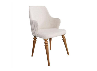 Stuhl Stühle Luxus Design Lehnstuhl Holz Polster Neu Modern Esszimmer Möbel Holz