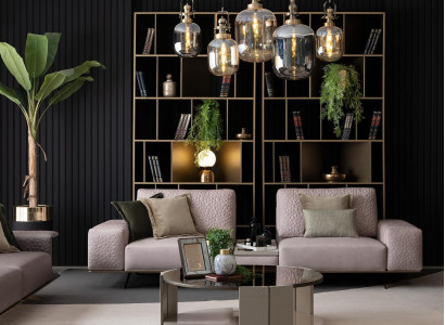 Stilvolle Sofa 3 Sitzer Rosa Wohnzimmer Modernen Design Sofas Couchen