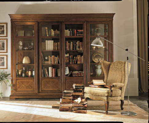 Büro Regal Schrank Schubladen Büroschrank Glastüren Möbel Design Massiv Holz