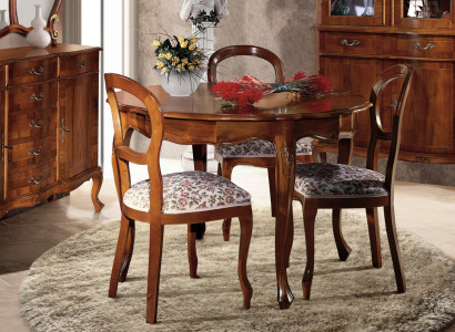 runde Tisch Stühle 4tlg Esszimmer Holztisch Esszimmer Set Stuhl Esstisch Gruppe