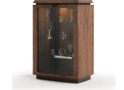 Luxus Holz Vitrine Anrichte Design Schränke braun Möbel Schrank Neu