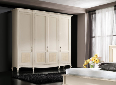 Schrank Vaccari cav giovanni Massivholz Schränke Kleiderschrank Schlafzimmer Neu