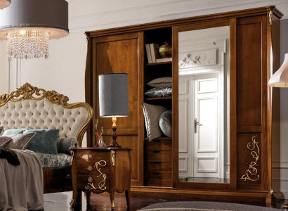 Schlafzimmer Schrank Holz Möbel Barock Neu Klassischer Kleiderschrank Schränke