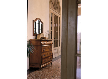 Kommode Sideboard Schrank Holz Kommoden Italienische Möbel Massiv Spiegel 2tlg
