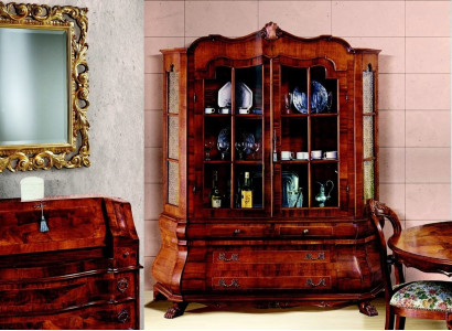 Vitrine 2 Tür Schrank Vitrinen Wohnzimmer Schränke Neu Möbel Möbel Glas Italien