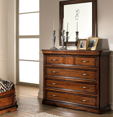 Schlafzimmer Möbel Set Garnitur Italienische Möbel Nachttisch Massives Holz 3tlg