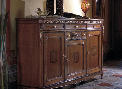 Kommode Anrichte Sideboard Braun Massiv Holz Schrank Möbel Kommoden Sideboards