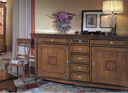 Side Low Board Schrank Wohn Zimmer Regal Luxus Designer Kommode Anrichte Neu