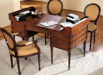 Tisch mit Stuhl Holzschreibtisch Schreibtisch mit Schubladen Arbeitstisch 2tlg