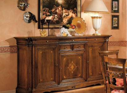 Anrichte Design Kommode Side Low Board Schrank Wohn Zimmer Regal Holz Schränke