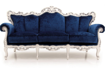 Textil Sofa Couch Polster Sofa 3 Sitzer Couchen Sofas Art déco Dreisitzer Neu