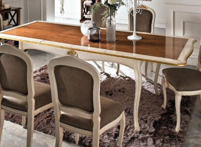 Barock Antik Stil Esstisch Tisch Echtes Holz Klassische Design Tische Italien