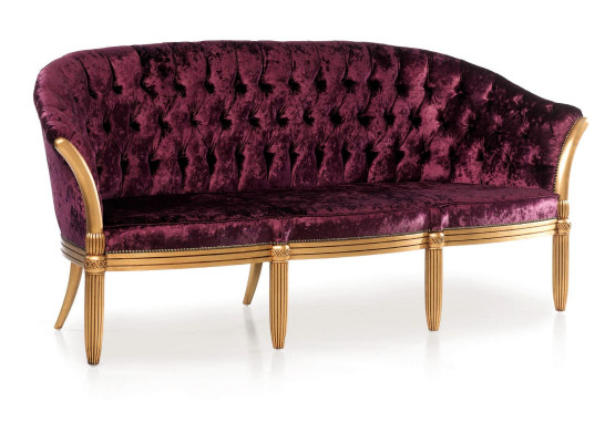 Sofa Dreisitzer Couch Klassische Neu Polster 3 Sitzer Leder Couchen