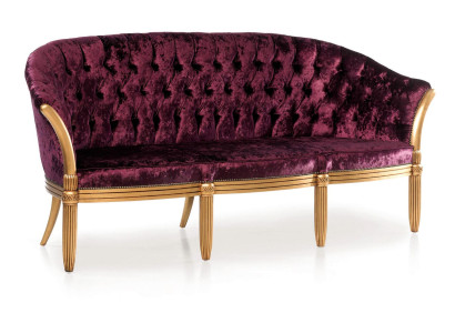 Sofa Dreisitzer Couch Klassische Neu Polster 3 Sitzer Leder Couchen